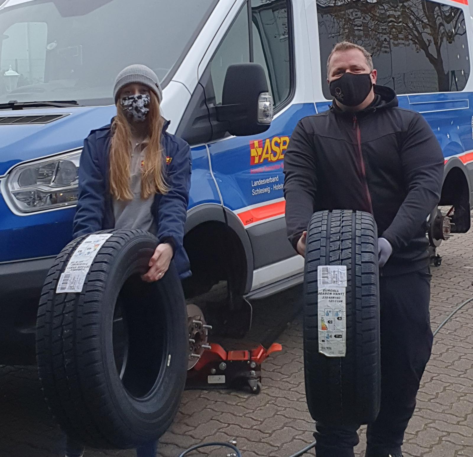 Spendenübergabe Reifen-Dienst Di Vito 16.11.2020