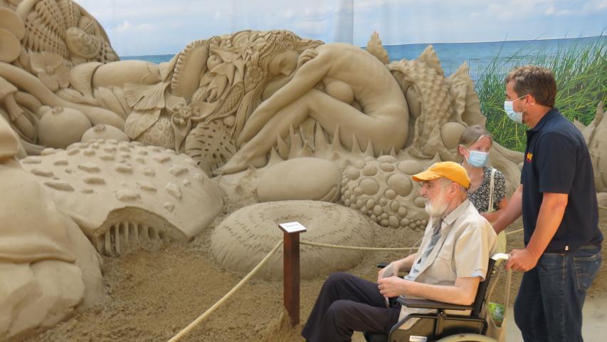 Wünschewagen Sandskulpturen 1