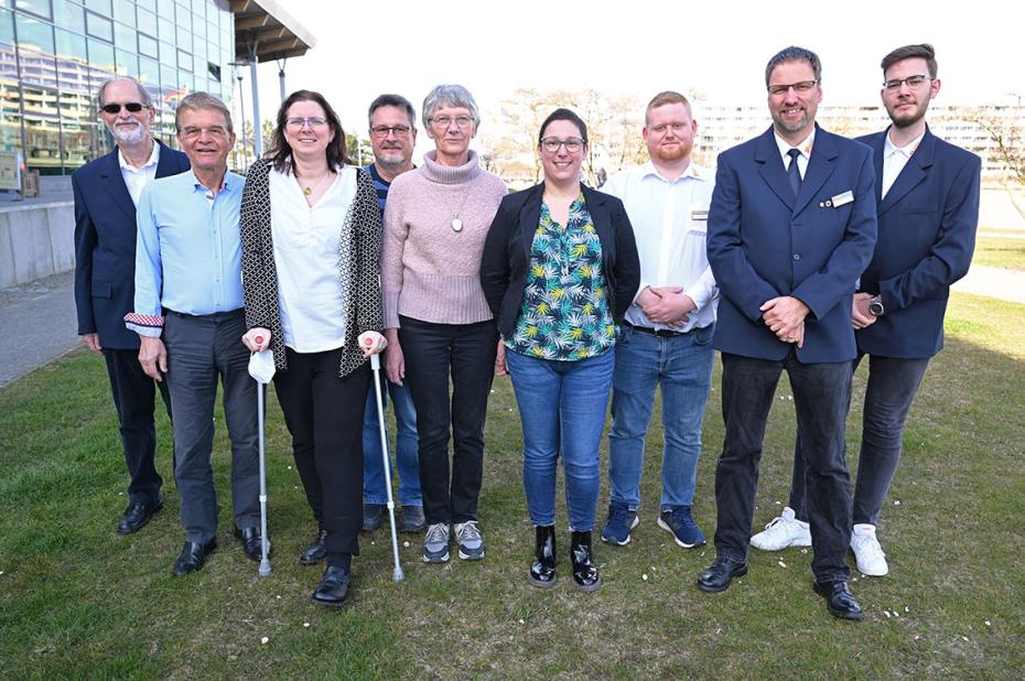 Der neue Vorstand des ASB Ostholstein: Jörg Bochnik (Vorsitzender), Dr. Jürgen Johansson, Kristina Mohr (Jugendleiterin), Jörg Brandt, Christel Georgi (Stellv. Vorsitzende), Laura Martinez, Davin Kowalik, Christian Faecks (Stellv. Vorsitzender) und Joshua Coenen (v.l.n.r.).