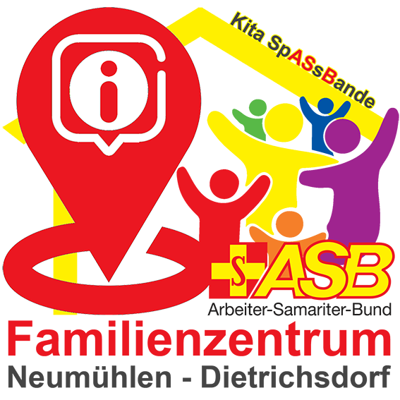 Logo des ASB Familienzentrums Neumühlen-Dietrichsdorf