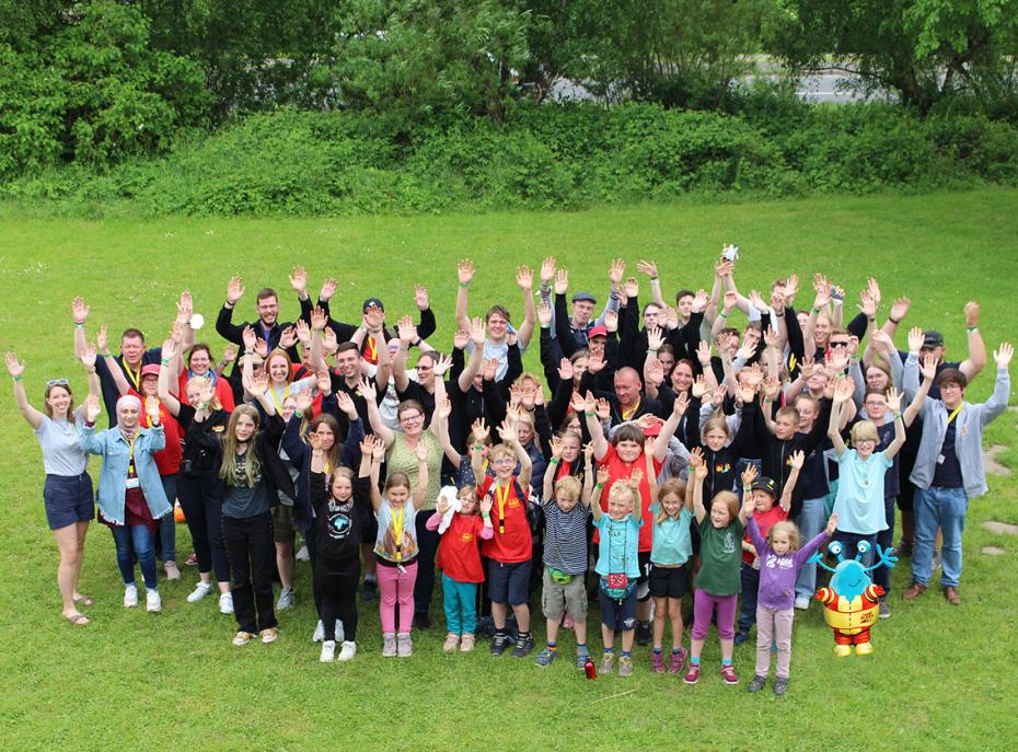 Gruppenbild vom Pfingstlager 2022