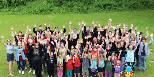 Gruppenbild vom Pfingstlager 2022